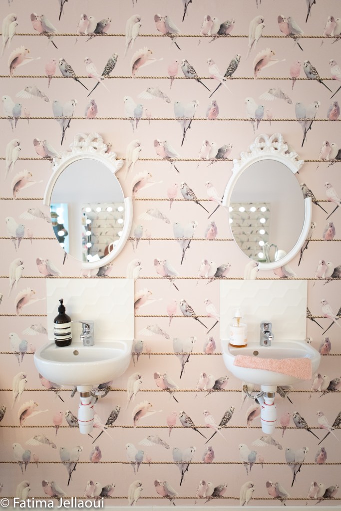 La salle de bains de la Maison RoseUp Paris