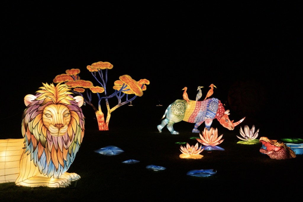 l'odyssée lumineuse parc floral de paris