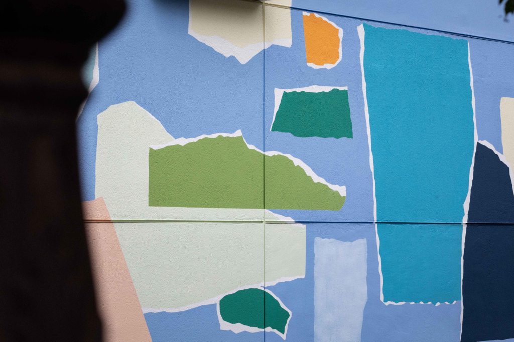 piscine jean boiteux 12ème arrondissement fresque jo 2024 